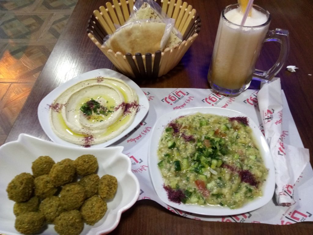 Jordania - Petra - Wadi Musa - Zawaya (comida)