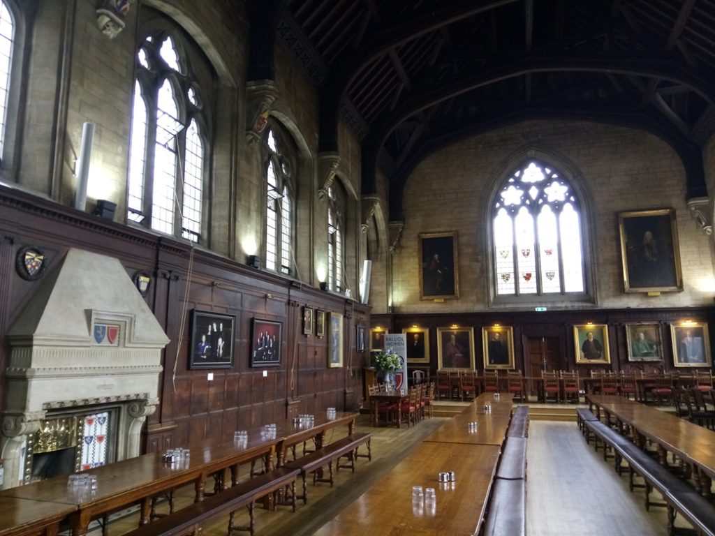 Reino Unido - Oxford - College Balliol - Comedor